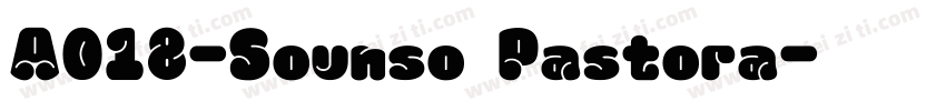 A018-Sounso Pastora字体转换